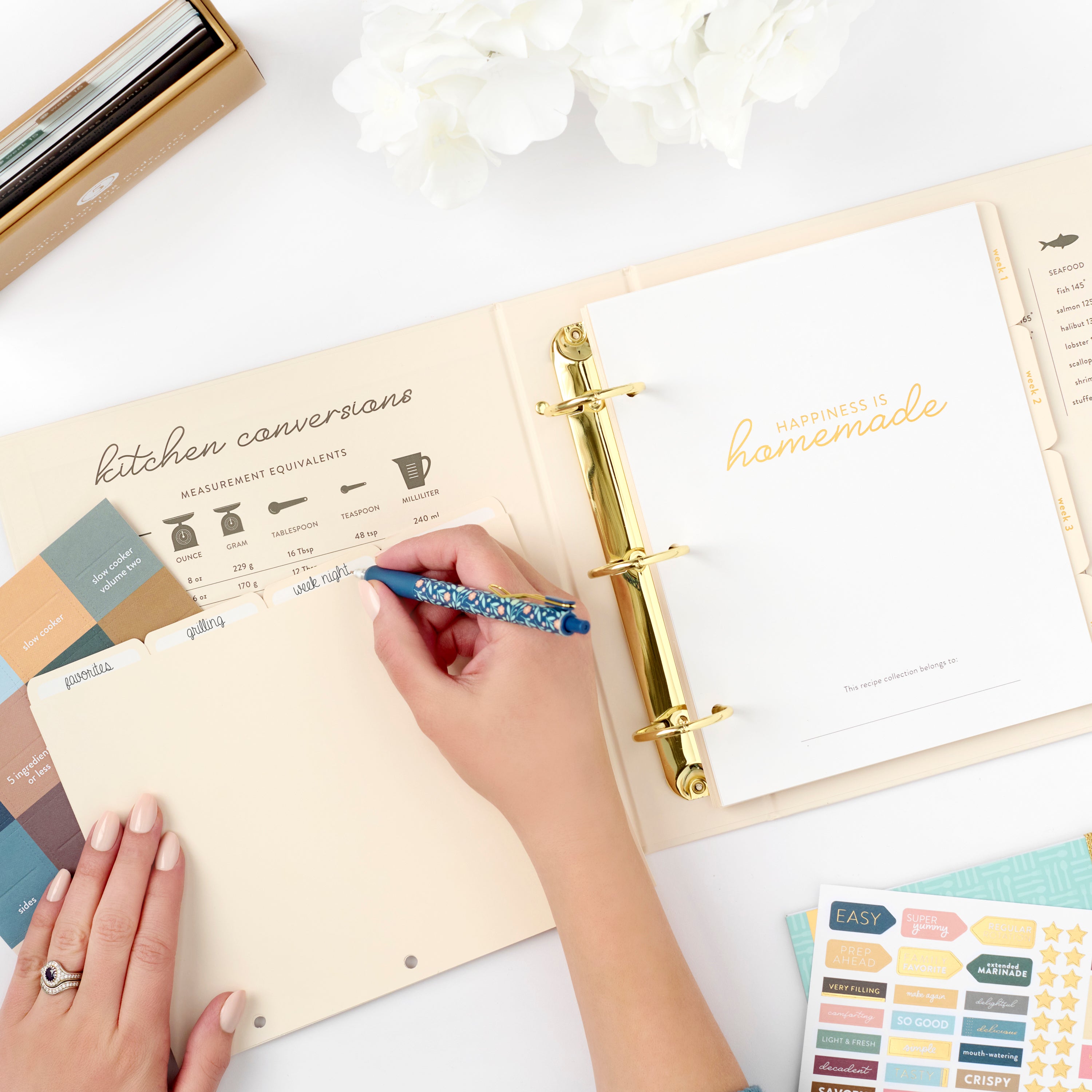 Recipe Card Binder