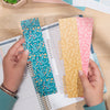 3 pack floral bookmarks with planner