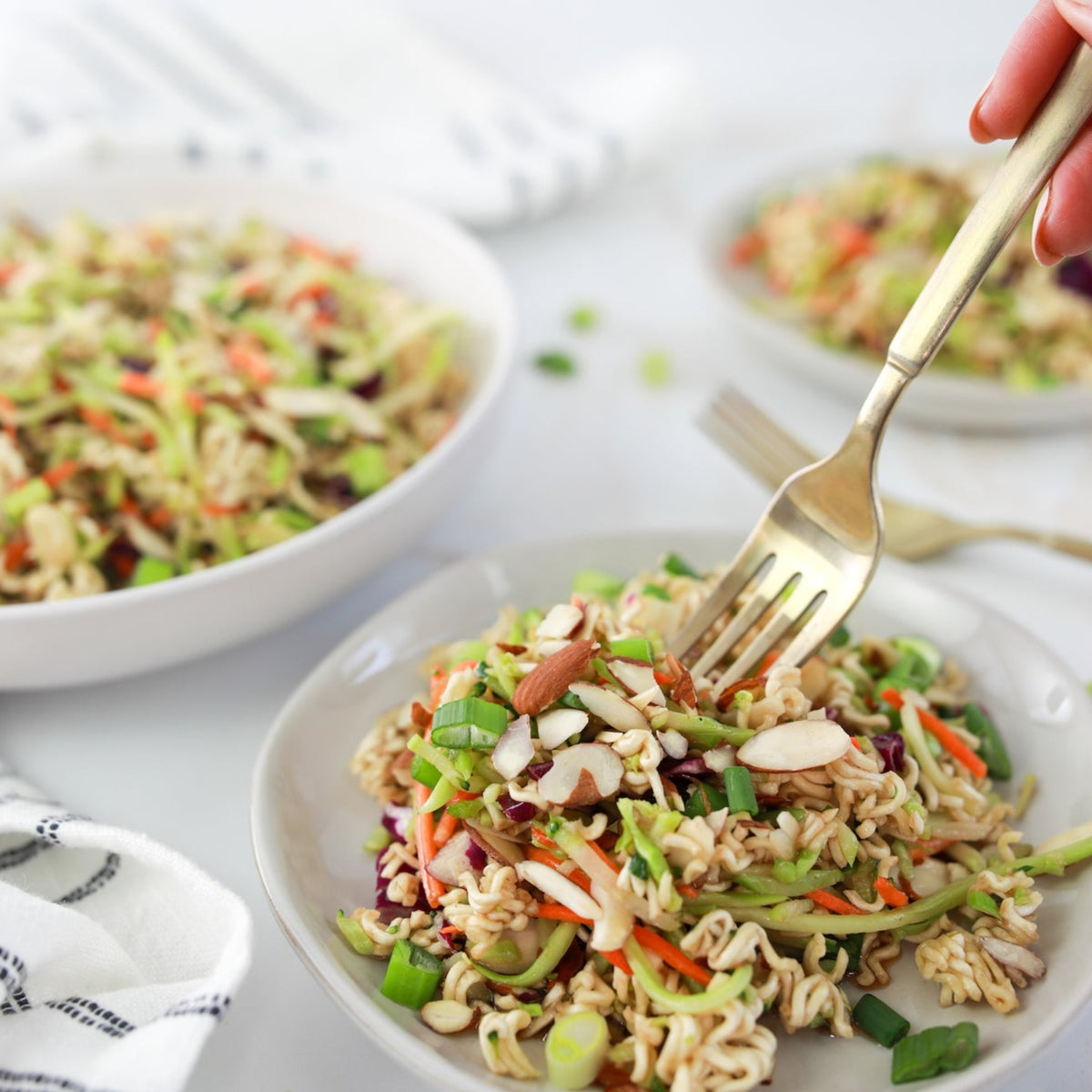 Simple broccoli slaw from Sides Menu Series