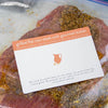 Summer Menu Series Grilled Flat Iron Steak with Gourmet Butter recipe card