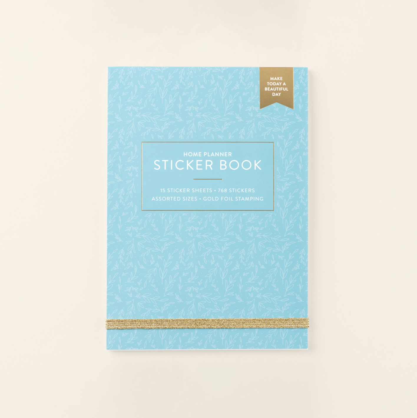 Home Planner Sticker Book in blue