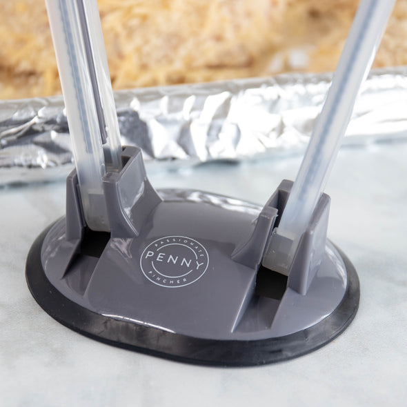 Freezer bag stand base with PPP logo