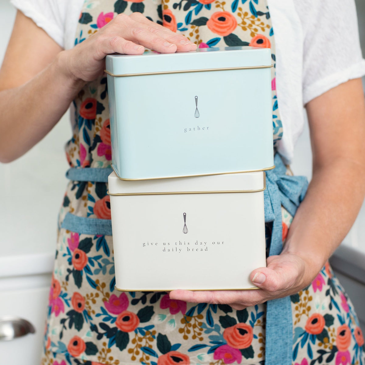 2 Recipe Tins stacked on top of each other